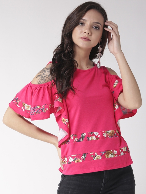 

Madame Women Pink Solid Top