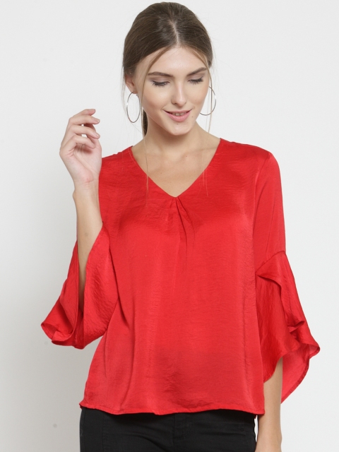 

Latin Quarters Women Red Solid Top