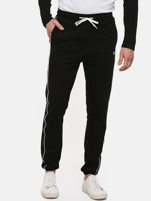

Ajile by Pantaloons Men Black Solid Mid-Rise Track Pants