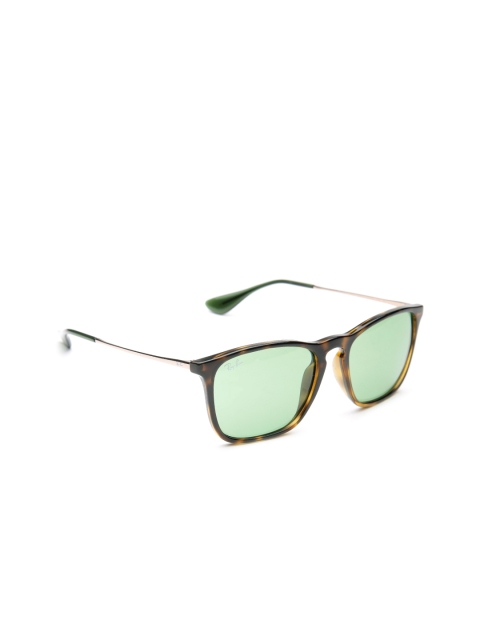 

Ray-Ban Unisex Square Sunglasses 0RB41876393254, Green