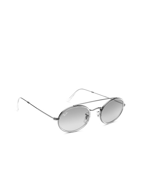 

Ray-Ban Unisex Oval Sunglasses 0RB3847N0047152, Grey