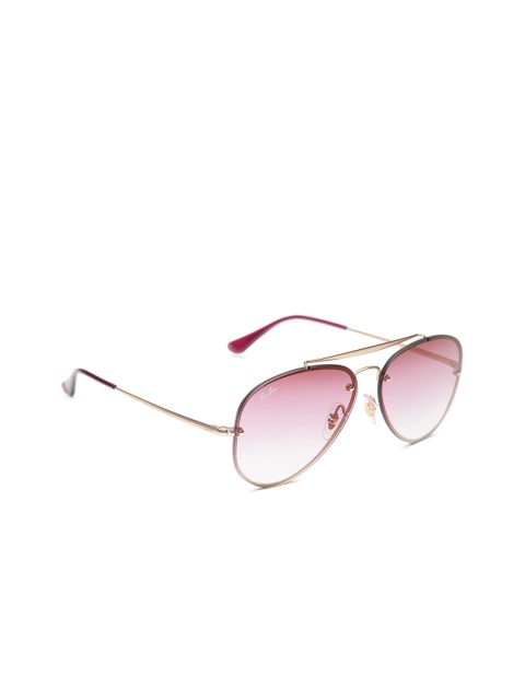 

Ray-Ban Unisex Aviator Sunglasses 0RB3584N91400T58, Pink