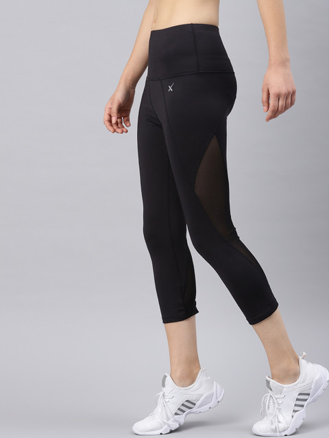 

HRX by Hrithik Roshan Black Running Tights
