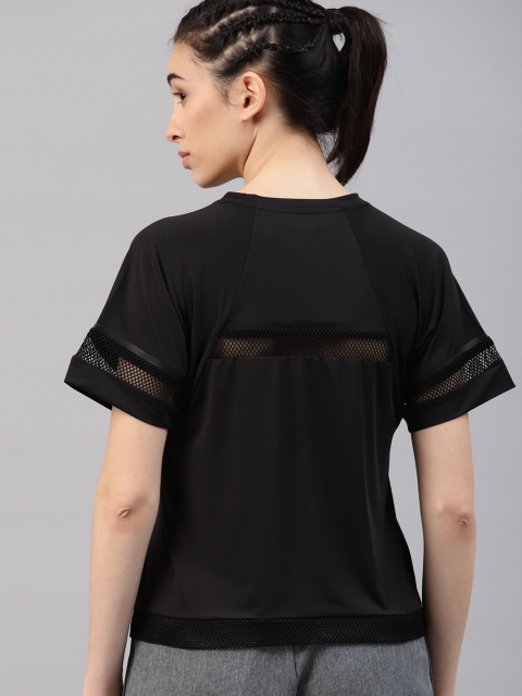 

HRX by Hrithik Roshan Women Black Solid Top