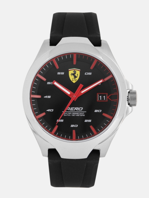 

SCUDERIA FERRARI Aero Men Black Analogue Watch 0830506_OR