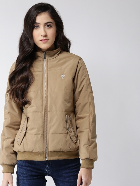 

Fort Collins Women Brown Solid Padded Jacket