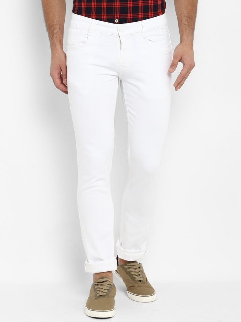 

Parx Men White Slim Fit Mid-Rise Clean Look Jeans