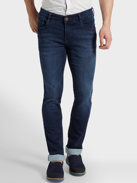 

Parx Men Blue Slim Fit Mid-Rise Clean Look Jeans