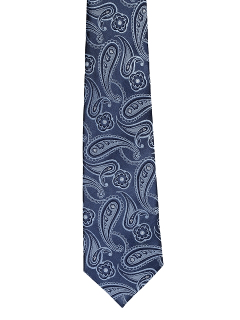 

Tossido Blue Woven Design Broad Tie