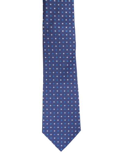 

Tossido Blue Woven Design Broad Tie