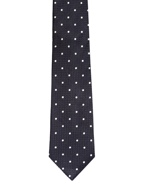 

Tossido Blue Woven Design Broad Tie