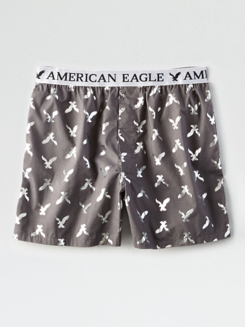 

AMERICAN EAGLE OUTFITTERS Men Grey Printed Boxer 5272