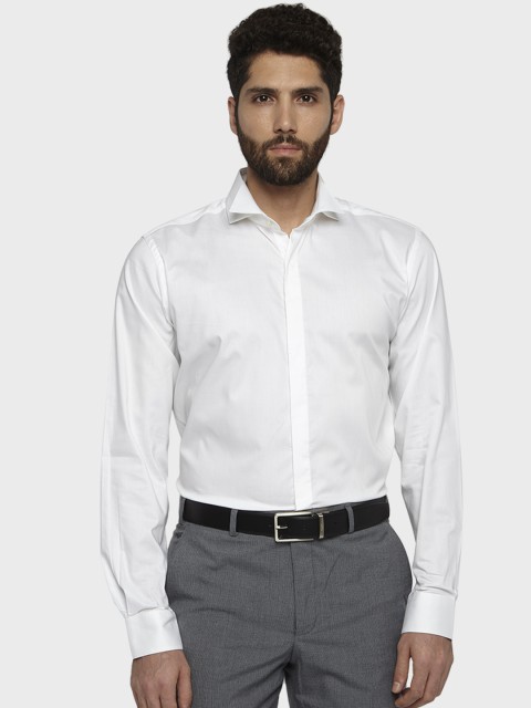 

Raymond Men White Regular Fit Solid Formal Shirt