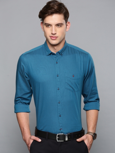 

Louis Philippe Sport Men Blue Slim Fit Solid Casual Shirt