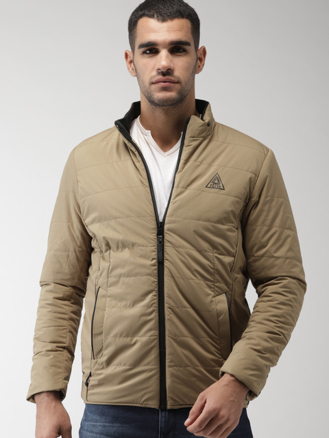 

Fort Collins Men Brown Solid Bomber Jacket