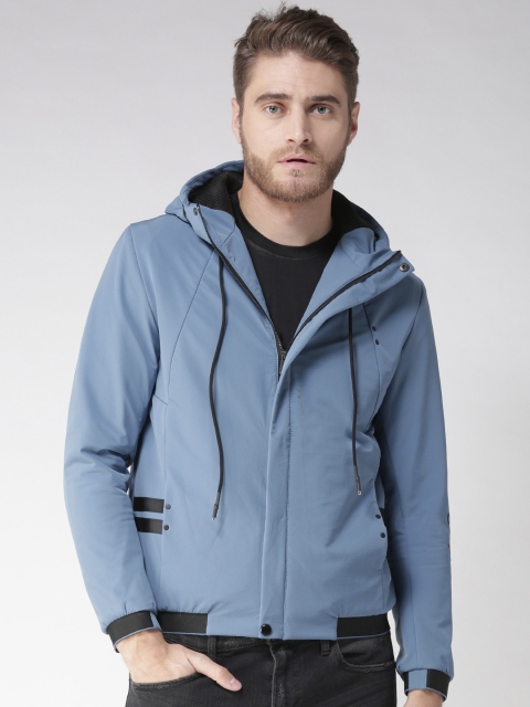 

Fort Collins Men Blue Solid Padded Jacket