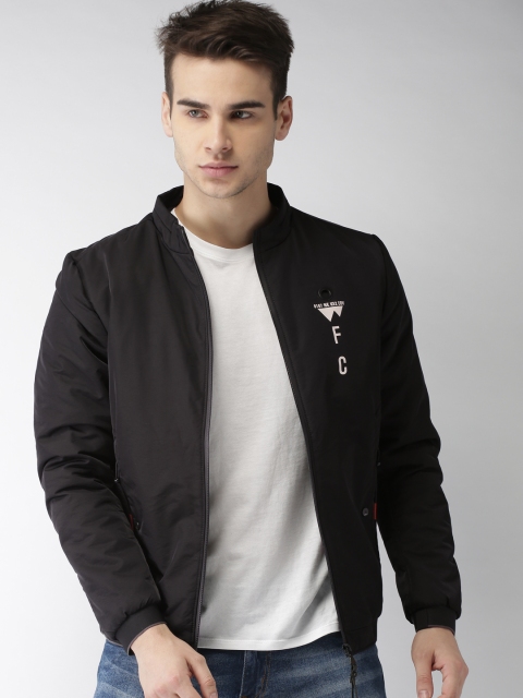 

Fort Collins Men Black Solid Padded Jacket