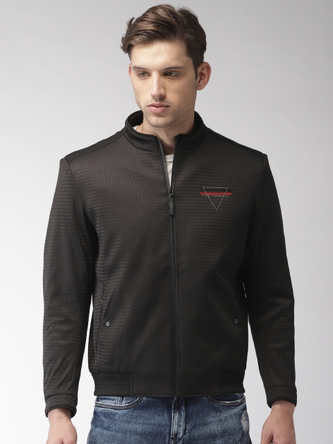 

Fort Collins Men Black Self Design Bomber