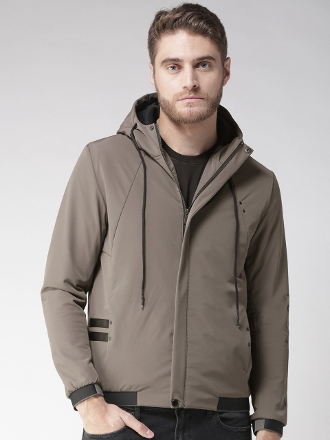 

Fort Collins Men Taupe Solid Padded Jacket