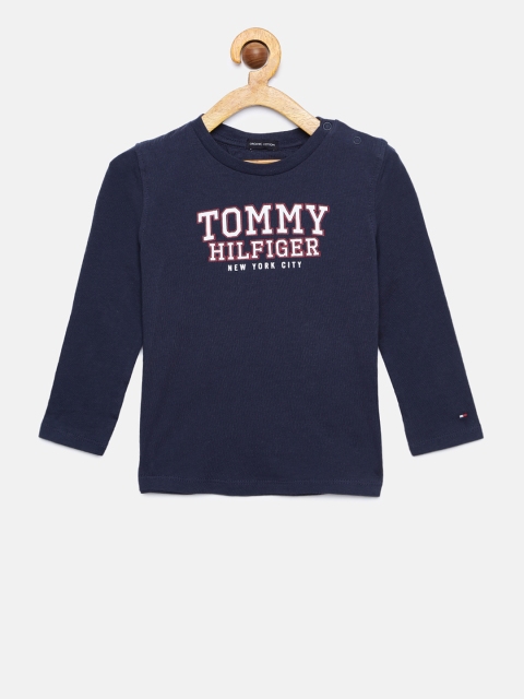 

Tommy Hilfiger Boys Blue Printed Round Neck T-shirt