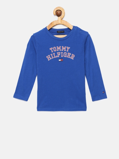 

Tommy Hilfiger Boys Blue Printed Round Neck T-shirt