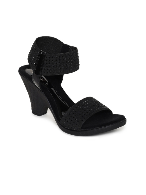 

Catwalk Women Black Mid-Top Embellished Sandals