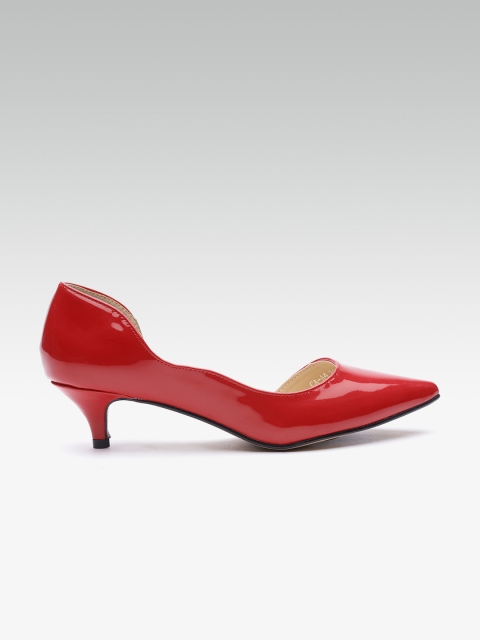 

ELLE Women Red Solid Pumps