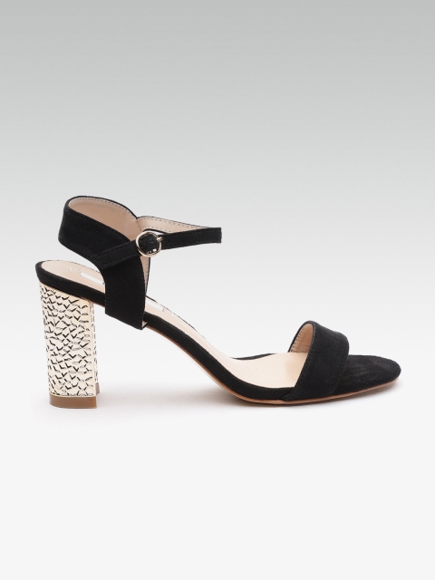 

ELLE Women Black Solid Block Heels