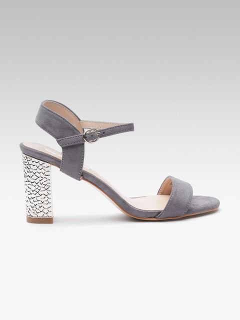 

ELLE Women Grey Solid Heels