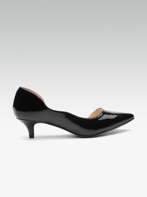 

ELLE Women Black Solid Pumps