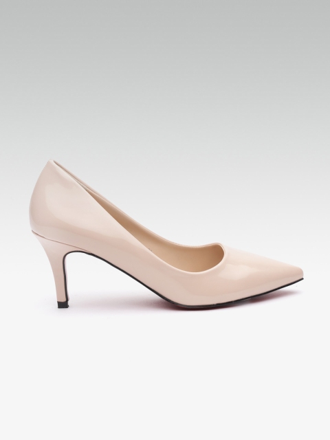 

ELLE Women Beige Solid Pumps