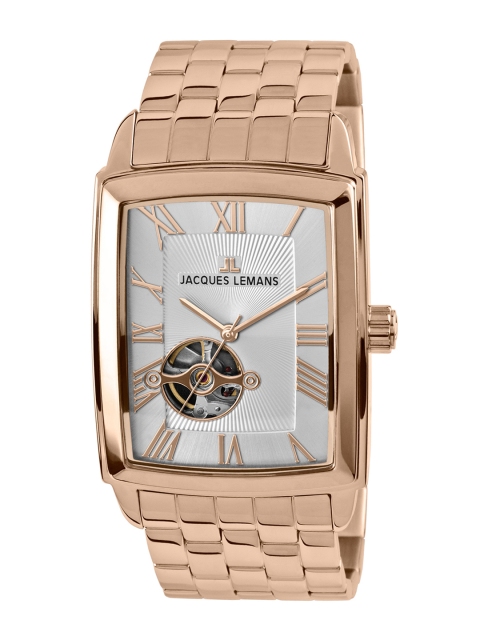 

Jacques Lemans Men Silver-Toned Analogue Watch