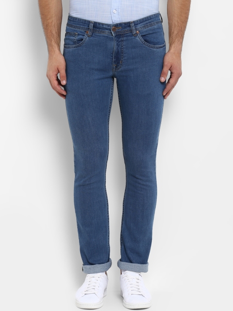 

ColorPlus Men Blue Regular Fit Mid-Rise Clean Look Stretchable Jeans
