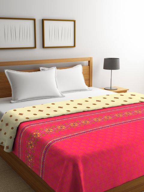 

Portico New York Multicoloured Ethnic Motifs AC Room 120 GSM Double Bed Comforter, Multi