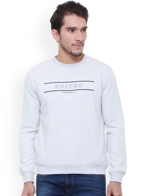

Allen Solly Men Grey Printed Sweatshirt