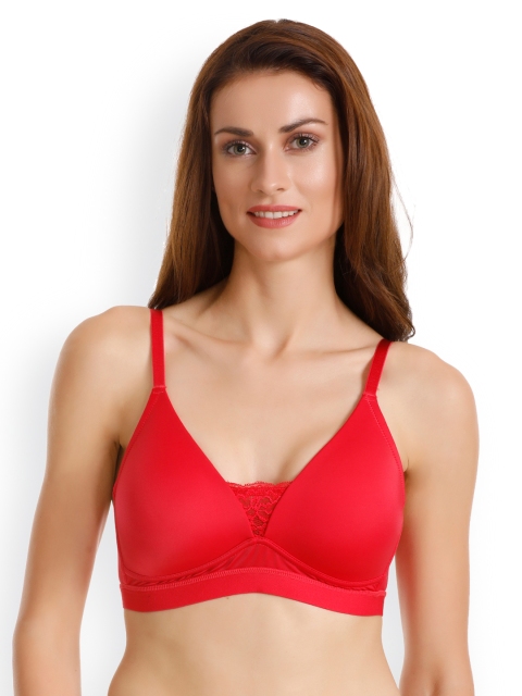 

Zivame Red Solid Underwired Lightly Padded T-shirt Bra ZI1508FASH00RED