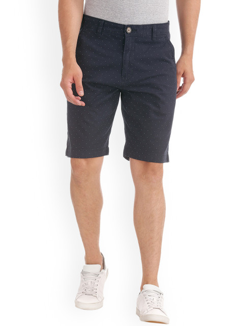 

Aeropostale Men Blue Printed Regular Fit Regular Shorts