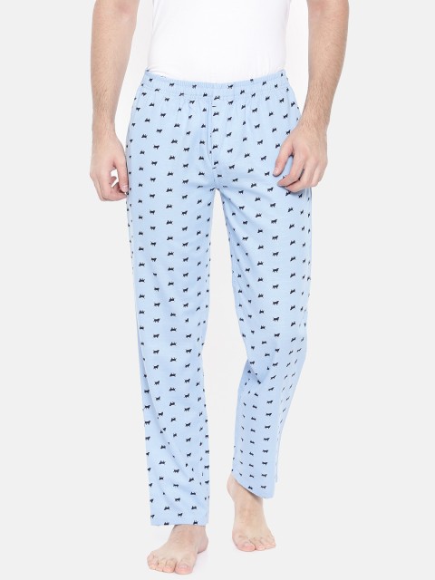 

The Indian Garage Co Men Blue Printed Lounge Pants SP18-LNGE03