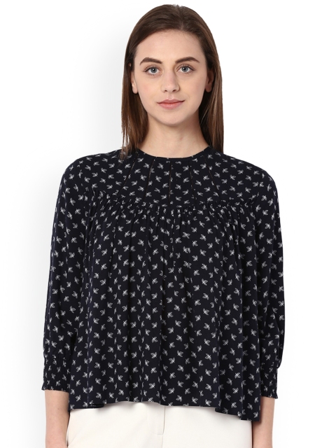 

Van Heusen Woman Women Black Printed Top