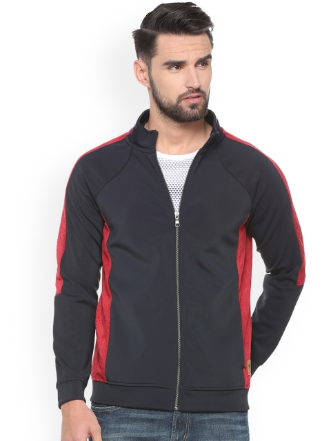 

Van Heusen Sport Men Navy Blue Solid Sweatshirt