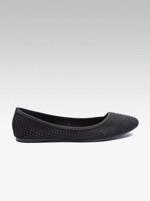 

DOROTHY PERKINS Women Black Embellished Ballerinas