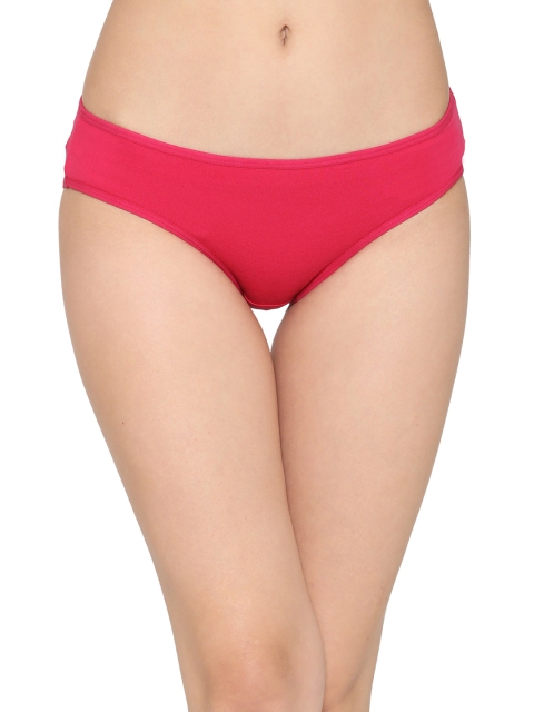 

Clovia Women Pink Solid Bikini Briefs PN1015P14XL