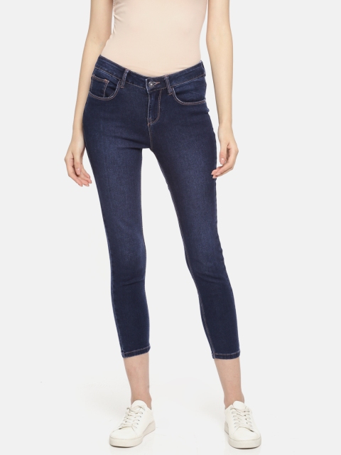 

Jealous 21 Women Navy Blue Slim Fit Mid-Rise Clean Look Stretchable Jeans