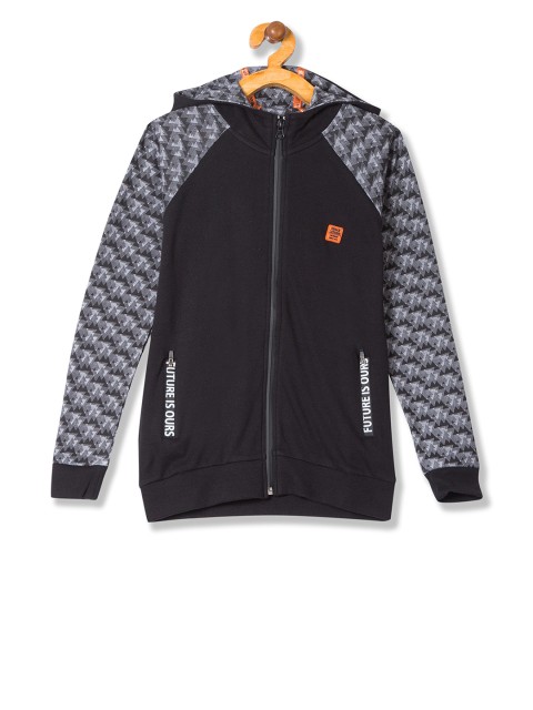 

Cherokee Boys Black Solid Jacket
