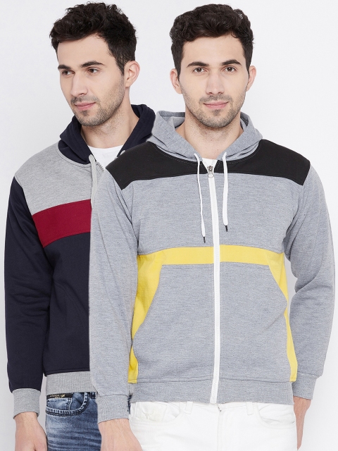 

VIMAL JONNEY Pack of 2 Sweatshirts, Grey