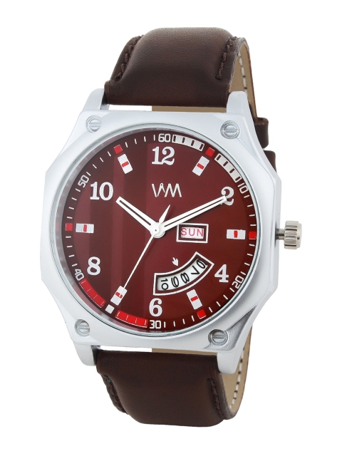 

WM Men Red Analogue Watch DDWM-063zx