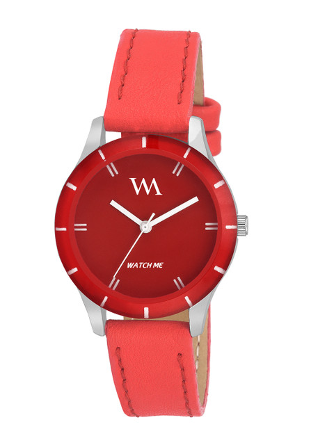 

WM Women Red Analogue Watch WMAL-211zx