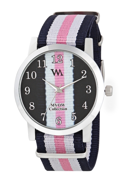 

WM Men Multicoloured Analogue Watch WMAL-PINKBLUEWHITEzx, Multi