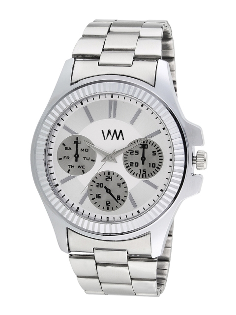 

WM Men Silver-Toned Analogue Watch WMAL-345-Mnewaa