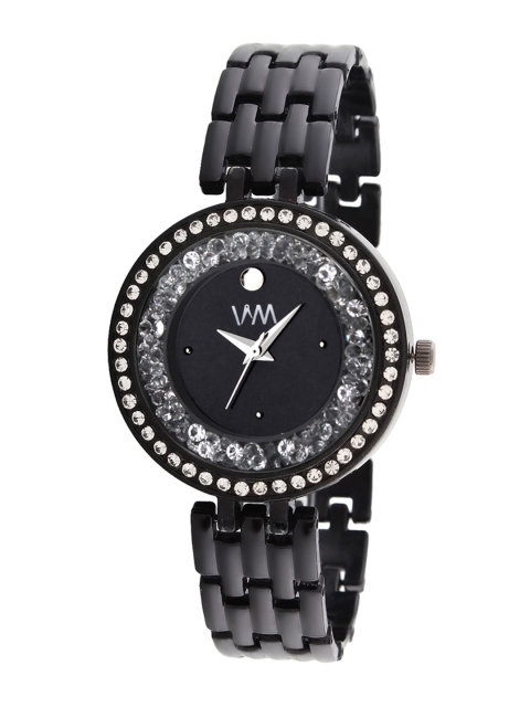 

WM Women Black Analogue Watch WMAL-352newaa